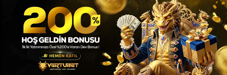 Vertubet %200 hoş geldin bonusu