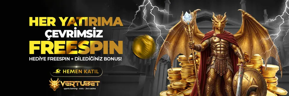 Vertubet her yatırıma çevrimsiz freespin